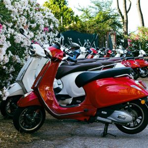 Cover Piaggio rent a scooter Trogir